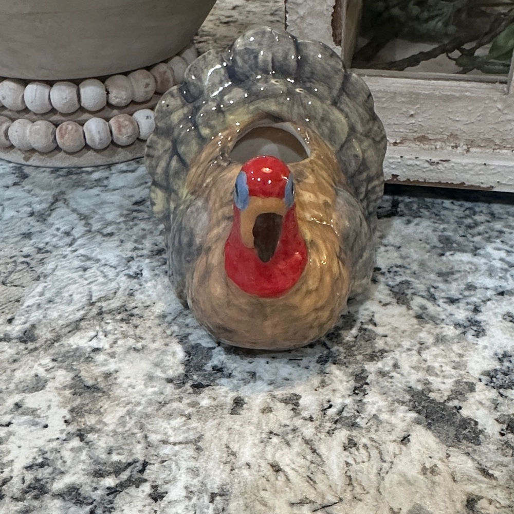 Mudpie Turkey Toothpick Holder